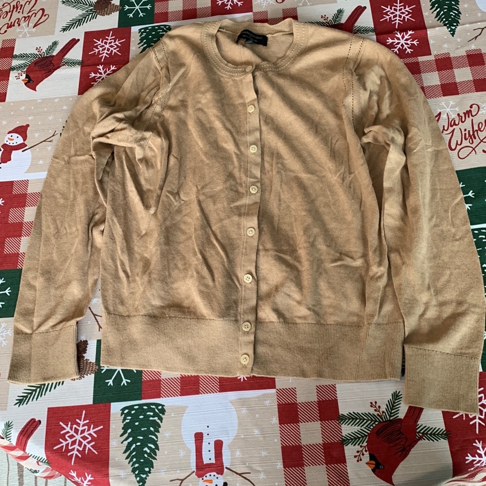 Beige Banana Republic Cardigan